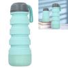 Folding Water Bottle Multifunctional Portable Telescopic Silicone Travel Outdoor KettleGreen