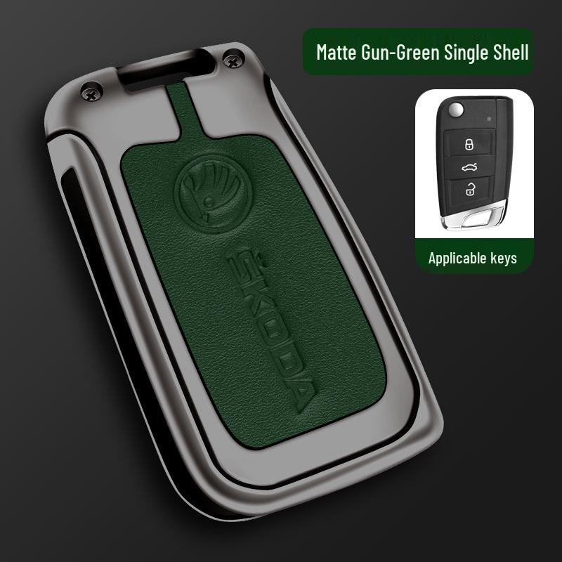 Skoda Key Case for Octavia, Fabia, Kamiq, Superb, Kodiaq, Karoq - Protective Shell
