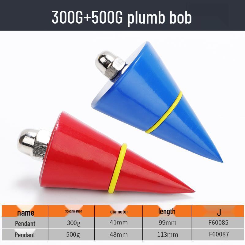 Auto-Retracting Magnetic Plumb Bob with V-Shaped Gyro for Precision Measuring