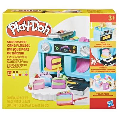 Play-Doh Moje śliczne ciasto, piekarnik zabawka, akcesoria kuchenne i 11 słoiczków ciastoliny, od 3 lat