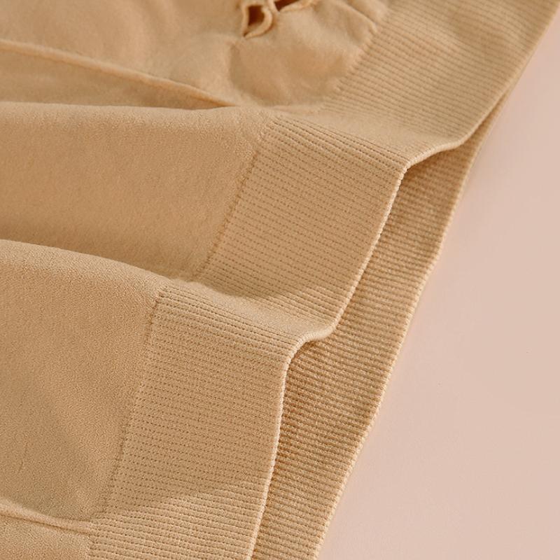 Women's Simple Solid Color Geometric Hollow Boxer Briefs Comfortable and Breathable Women's Underwear