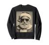 Funny Santa Claus Sunglasses Retro Christmas Festive Sweatshirt