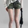 Irregular Rhinestones Colorful Fishnet Stockings Y2k Ladies Long Socks  Forr Girl Women