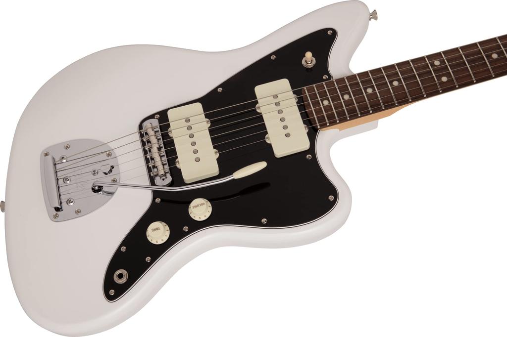 Fender Electric Guitar Made In Japan Hybrid II Rosewood Arctic White Full Jazzmaster, Fingerboard,