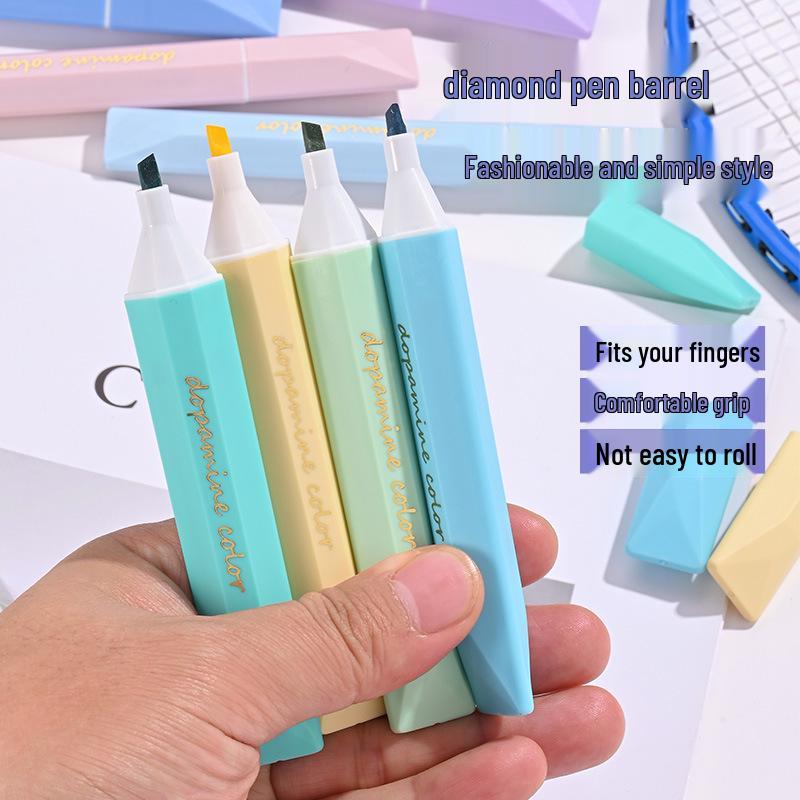 Dopamine High-Capacity Soft-Tip Highlighters: Vibrant, Large-Capacity Pens for Students and Journals.