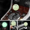 BESULEN Car Gear Shifter Head Resin 5 Speed Knob with 3 Adapters Luminous Gear