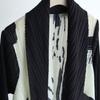 Shiz Madam Asymmetrical Pleats Shawl Cardigan J31560