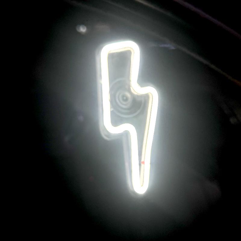 Neon Cyberpunk LED Lightning Window Light: Electric Interior Decor