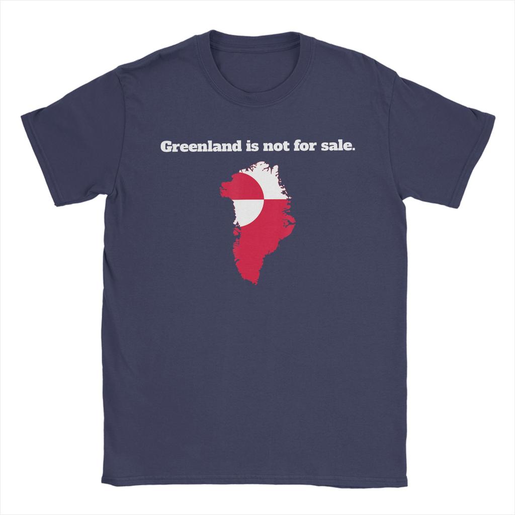 Übergroßes T-Shirt Sommer Nicht zum Verkauf Ich stehe für Grönland KarteFreizeit-T-Shirts Baumwoll-T-Shirt für Herren Kurzarm-T-Shirts