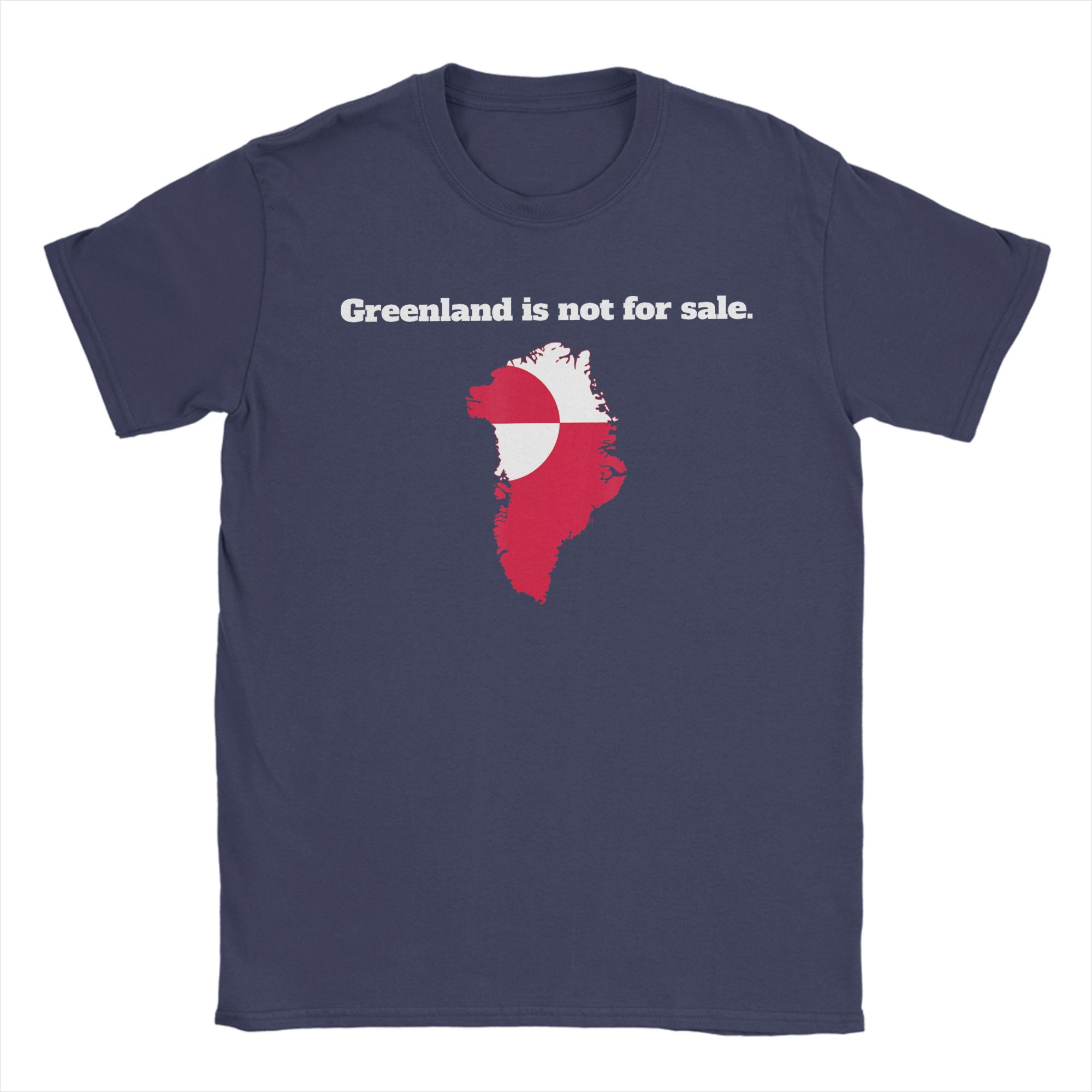 

Oversized TShirt Summer Not for Sale I Stand for Greenland MapLeisure TShirts Cotton Tee Shirt for Men Short Sleeve Tees 4XL