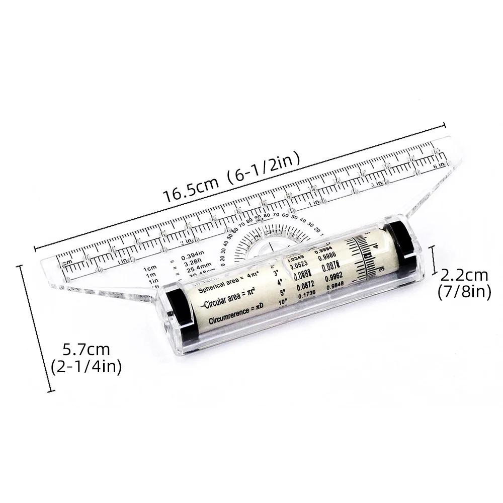 Rollendes Parallellineal Studenten Designzeichnung Übung Zeichnen Geometrische Zeichnung Praktisches Schreibwaren