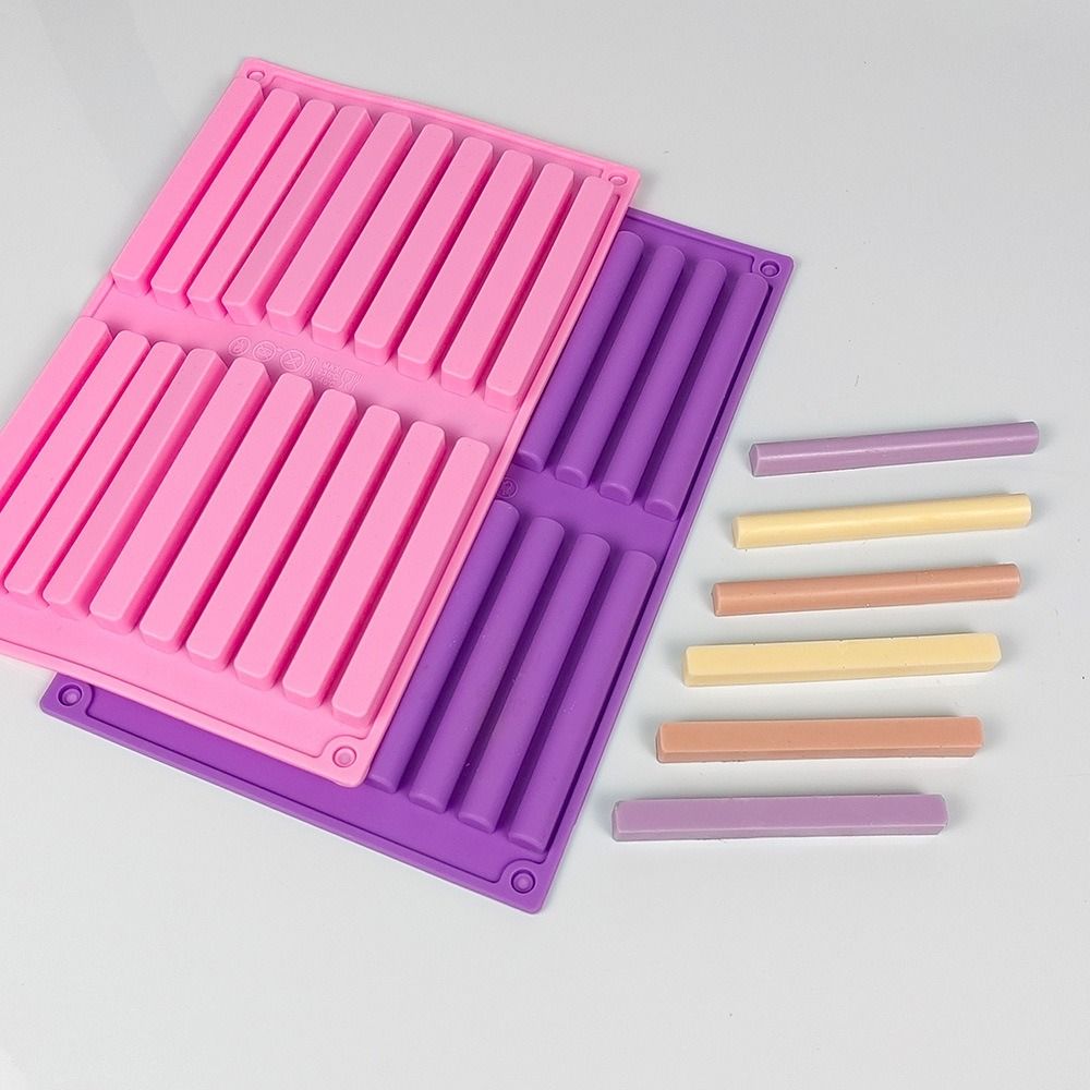 20 Cavities Chocolate Molds Food Grade Silicone Cake Decorating Tool Reusable DIY Silicone Strip Molds Dog Treat Stick