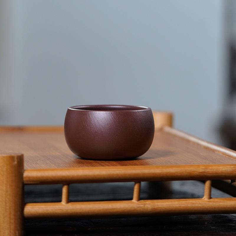 50ml Purple Clay Kung Fu Tea Cup Household Round Mouth Teacups Small Tasting Mugs Ceramic Colorful Cups Tea Ceremony Accessories