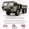 2.4G Six-Wheel Remote Control Military Transport Truck Toy