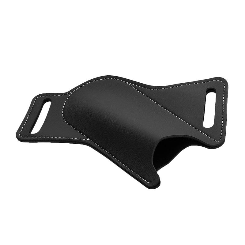 Outdoor Tools For Camping Folding Flick Knife Waist Belt Clip Holder Pocket Knives Anti-Scratch Faux Cowhide Storage Sheath