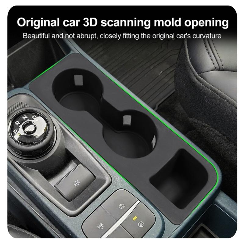 Odorless Flexible Car Cup Insert Drink Organizers Suitable For Vehicle Interior Upgraded Waterproof Antispill Accessory