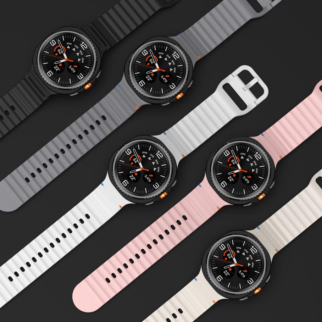 Für Samsung Galaxy Watch 8 Armband 44mm 40mm 46mm Smart Original Silikon Sport Armband Correa Galaxy Watch 8 Classic Band