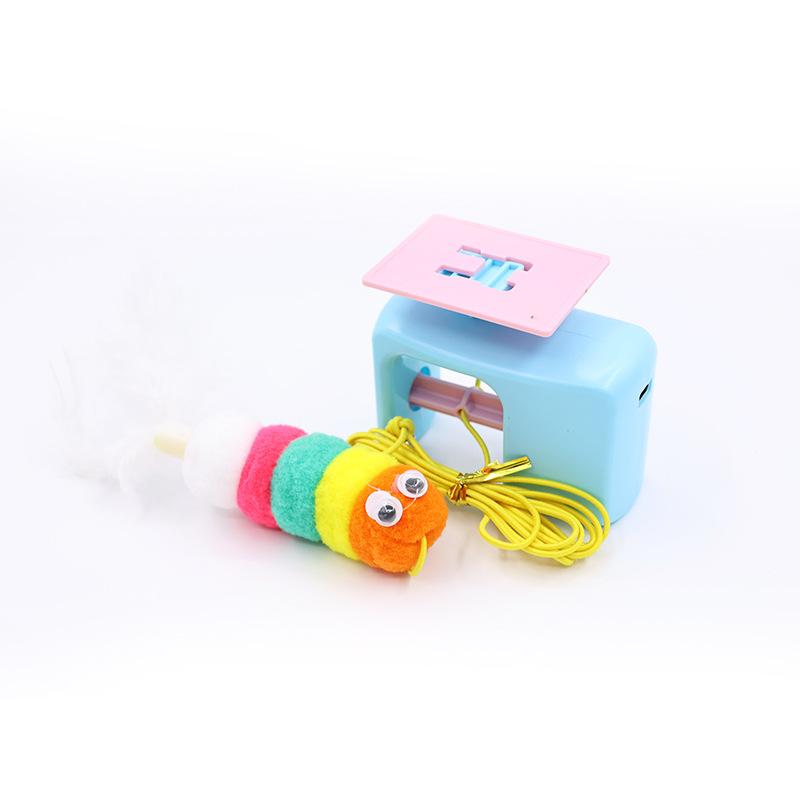 

Cat Toys, Yo-yos, Electric Cat Toys, Cat Teaser Sticks, Self-entertainment and Boredom Gadgets, Cat Toys for Expending Energy синий