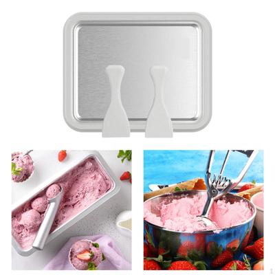 Ice Cream Maker Cold Pan Plate Portable Instant Gelato Fried Tray for Candy Soft Serve