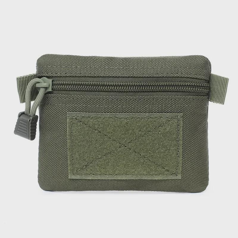 Multifunctional EDC Wallet & Waist Bag: Outdoor Storage for Cards, IDs, and Coins.