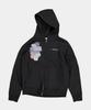 Slowacid Vintage Sponsor Zip-Up Hoodie [Black]