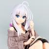 11cm Wandering Witch The Journey of Elaina Anime Figure Reading Action Figures Desktop Cute Decorations Simple Style Kawaii Girl