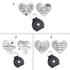 Little Pocket Hug from Mom Keychain for Friends Family Lover Relationship Keyring Heart Pendant Keychain for Women Girl
