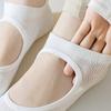 1Pair Women Pilates Socks Backless Anti-Slip Breathable Yoga Socks Ankle Ladies Ballet Dance Sports Socks For Fitness Gym