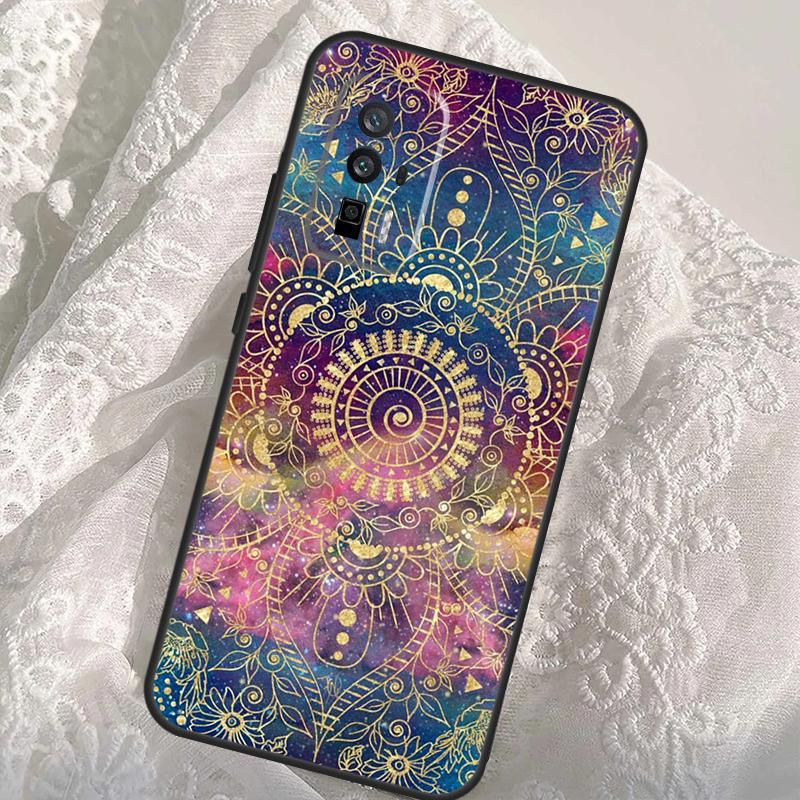 Flower Mandala Case For Xiaomi 14T Pro 13T 12T 11T 13 14 Ultra POCO X6 F6 Pro M6 X3 X5 M5s F3 F5 Cover