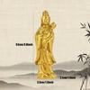 Buddhistische Statue, Kannon Bodhisattva, Kannon-Statue, Harzornament, Abwehr des Bösen, Glück bringen, Wohlstand, buddhistischer Altar, buddhistisch