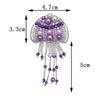 DIY Jellyfish Beads Patches Rhinestone Brooch Badge Sea Animal Appliques  For Clothing Bags Shoes