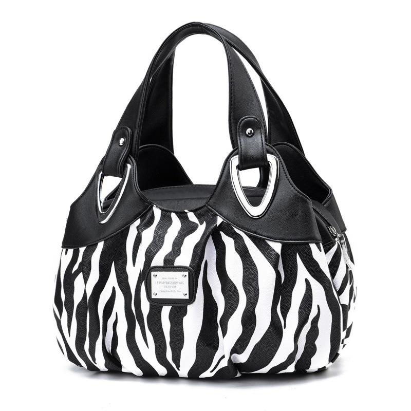 Flower Pu Leather Women Handbag Big Women's Shoulder Bags Famous Brand Design Lady Tote Handbag Colour Printing Crossbody