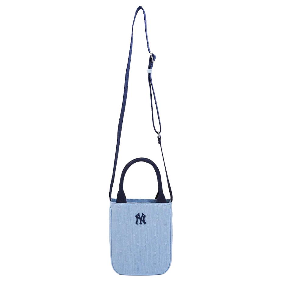 New MLB New York Yankees Polyester Handbag, Shoulder Bag, Crossbody Bag Unisex Indigo 3ACRS104N-50INS