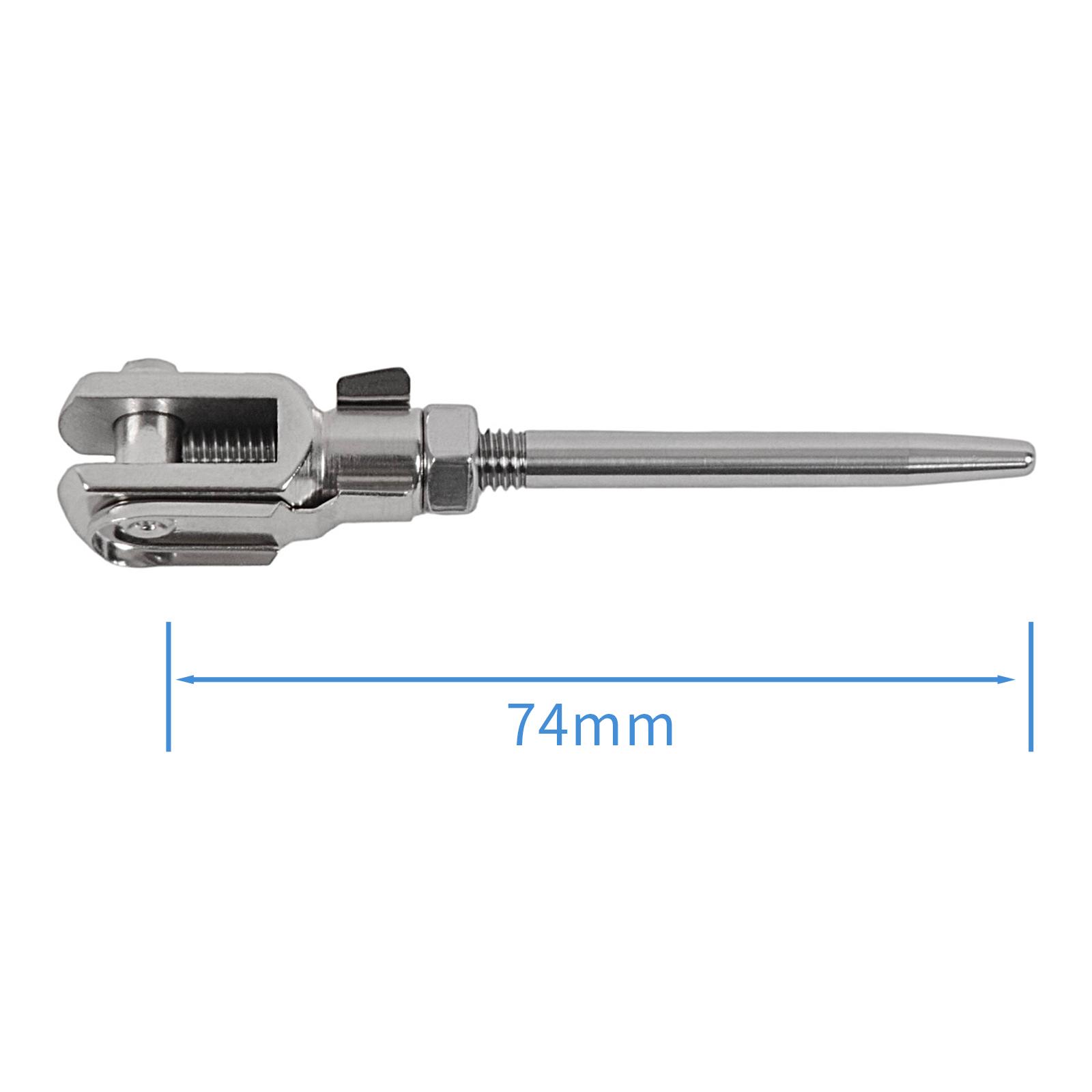 For Aprilia RS660 Tuono 660 74mm Stainless Steel Rear Brake Pushrod Brake Master Link Rod 1set