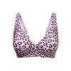 Jelly Glue Underwear Women's Personality Leopard Print Printing Seamless Invisible Thin Large Chest Small Soft Support Bra