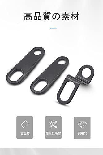 YFFSFDC Držák blinkru Rovný typ Černý Držák zadního blinkru Držák předního blinkru Pomocné světlo Kontrolka Úhlový typ Motocykl Zadní Motocykl