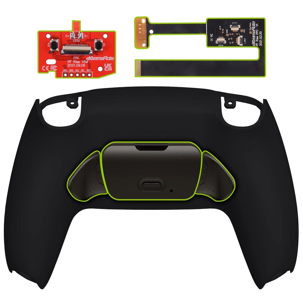 eXtremeRate Programmable Back Paddle Metal Version Rise Remapping Kit for PS5 Controllers Upgrade Board and Redesigned Back Case Back Button