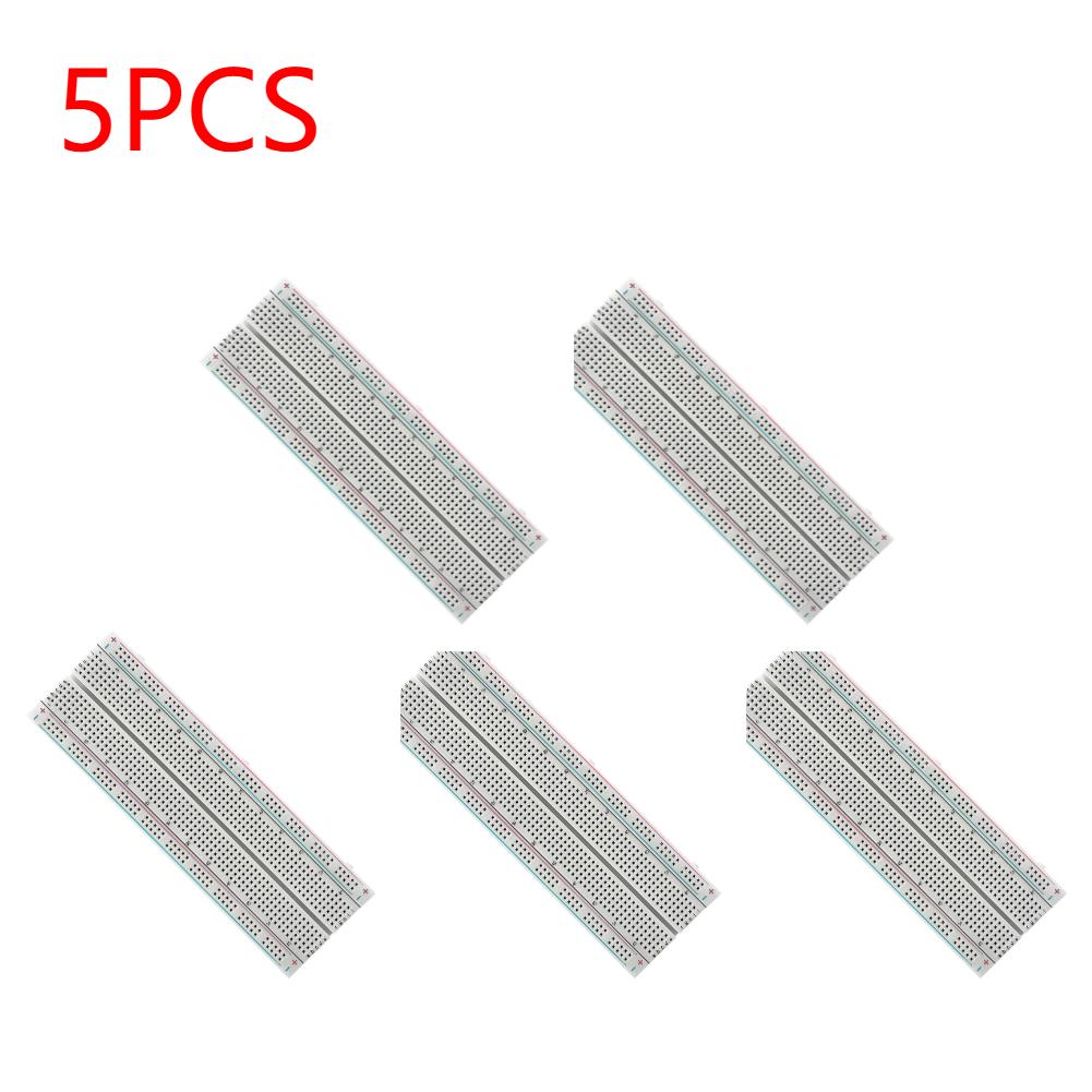 1-20PCS Breadboard 830 Point PCB Bread Board MB-102 Prototype PCB Solderless Breadboard Protoboard Circuit PCB DIY Kit