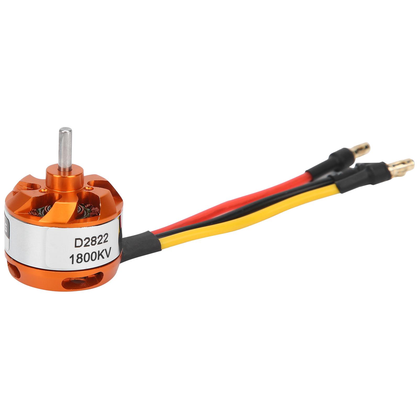 

D2822 Brushless Motor with Adapter RC Motor Replacement for RC FixedWing Airplane(1800KV )