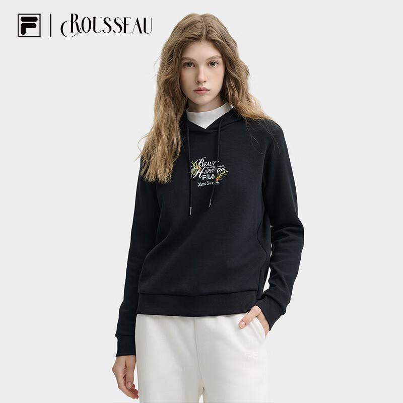 FILA Women s Rousseau 2024 Embroidered Hooded Sweatshirt S (160/80A)