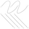 6Pcs Silver Iron Chains Chain Plant Hangers Hanging Chains With Hooks nament Hook Picture Chain Metal Chains Hardware