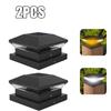 1-4PCS Solar Post Lamp 3000K/6000K Outdoor Garden Fence Pillar Head Light For Villa Gate Landscape Decoration IP65 Column Lamp