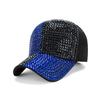 Rhinestone Fedora Jazz Hats Cowboy Hat For Women And Men Double-Sided Color Cap Red With Black Diamond Fedora