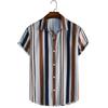 Men's Cable Knit Collar Shirt