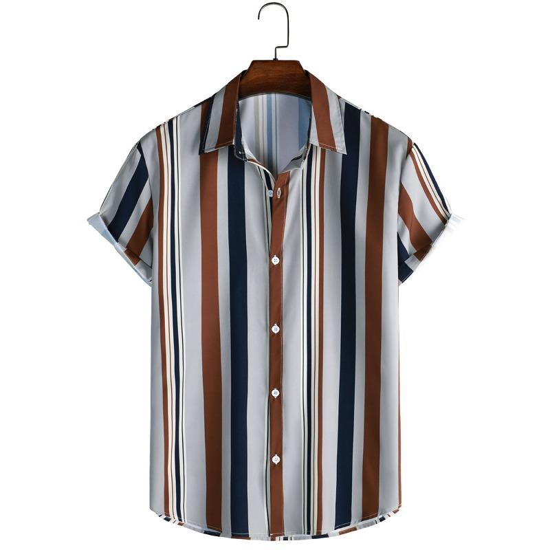 Men's Cable Knit Collar Shirt