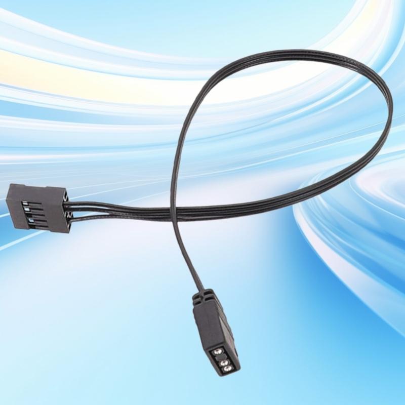 RGB Verlängerungskabel 3Pin RGB Stecker Adapter Kabel 5V 3Pin RGB Verlängerungskabel für Trio RGB Lüfter PC LED Streifen