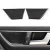 2pcs Carbon Fiber Inner Door Panel Cover For Mercedes Benz C Class W204 07-13