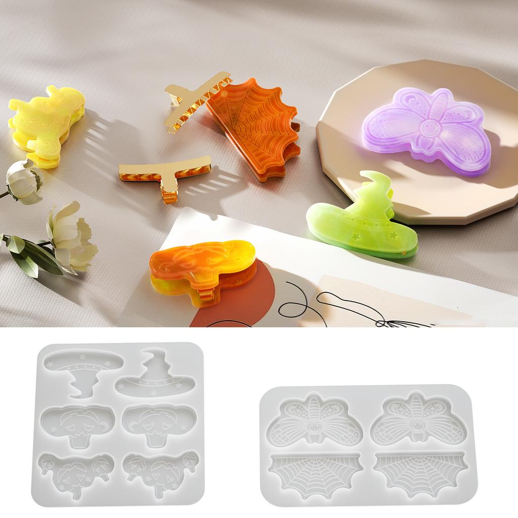 Flexible Silicone Hair Clip Mould for Hair Accessories Sturdy and Easy To Demold Portable Accessory for Creative Designs
