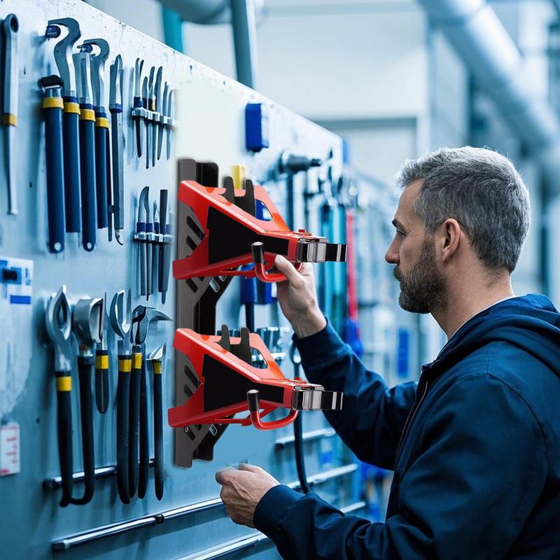 Jack Stand Storage Rack Wall Mounted Steel Jack Stand Holder Vertical Storage Bracket High Load Capacity Space Saving Trailer CHINA