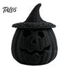 Festliche Kürbisdekoration Halloween Gruselige Aufbewahrungsbox, Harz Jack-O'-Lantern Teelichthalter, Hohl für Tischdekoration Partyhalter